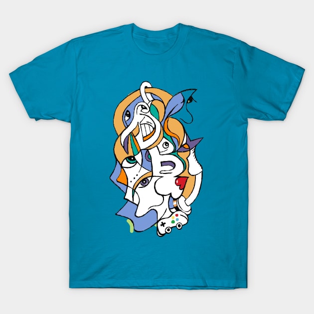 DB picasso doodleflow T-Shirt by ed100